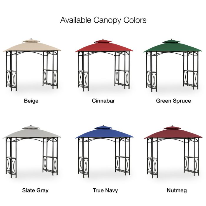Sheridan Grill Gazebo Replacement Canopy - RipLock 350 Sheridan Grill Gazebo Replacement Canopy - RipLock 350