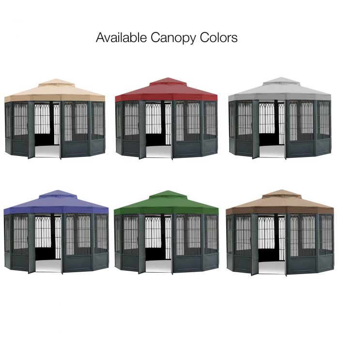 Sams Club Sunhouse Gazebo Replacement Canopy L-GZ050PST