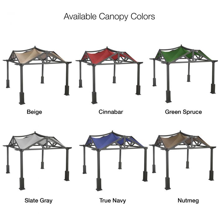 Lowes Garden Treasures 10 x 10 Pergola Replacement Canopy GF