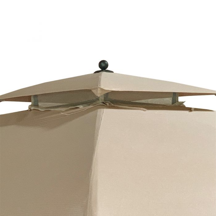 Replacement Canopy for Broyhill Eagle Brooke Gazebo 350 Beige