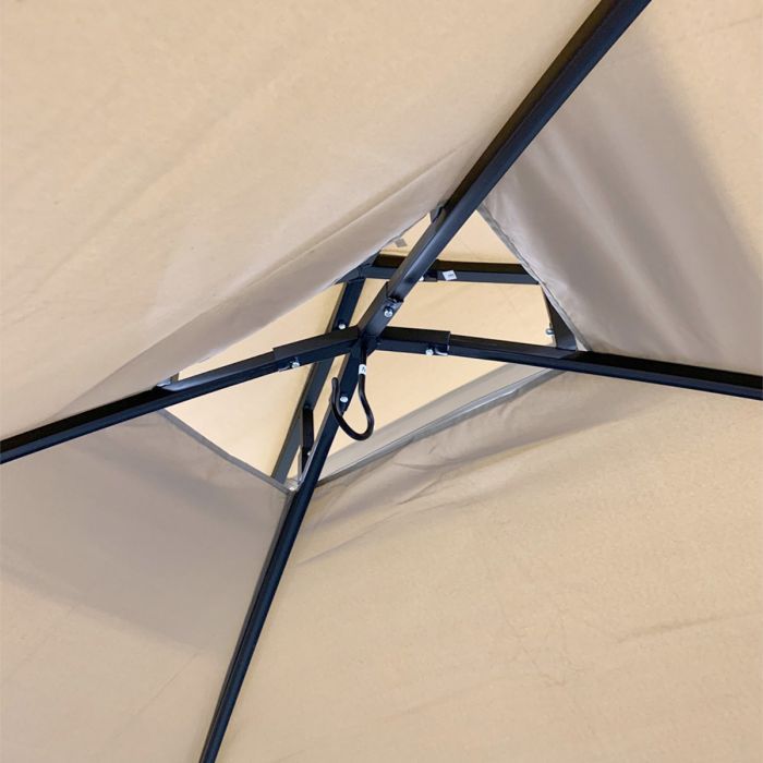 SCOCANOPY Copertura Superiore Di Ricambio Per Gazebo Oakmont L-GZ717PST-C, 810213583, Colore Marrone