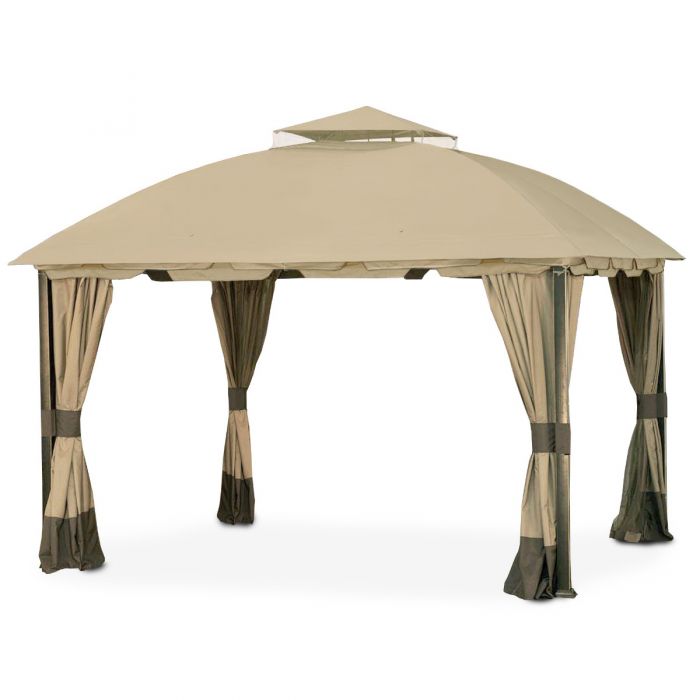 thumbnail image 2 of SunJoy L-GZ717PST-C 10x12ft Replacement Canopy For Windsor Gazebo For 2 of 13