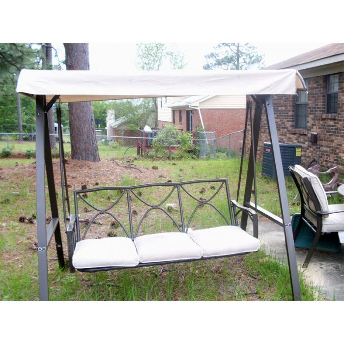 Lowes Freeport 3 Person Swing Replacement Canopy SC J 100GS Item No. 62501 Garden Winds
