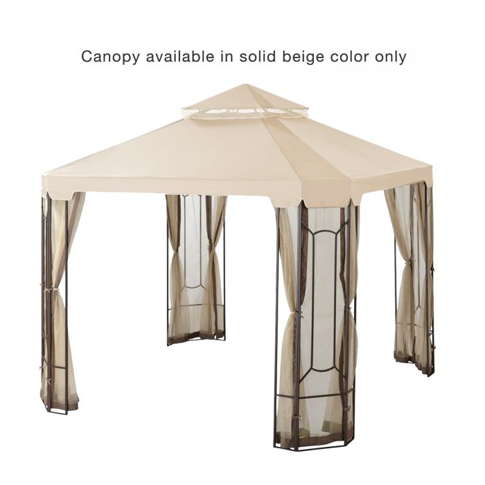 Replacement Canopy and Netting for Cottleville Gazebo