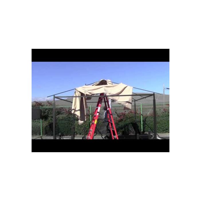 12' x 12' Harbor Gazebo, model number X1250B | Garden Winds