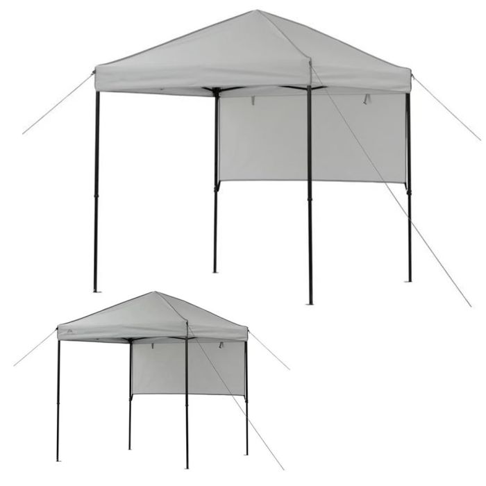 Replacement Canopy and Sunwall for Ozark Trail 6 x 6 Pop Up Canopy Riplock 350 Slate Gray