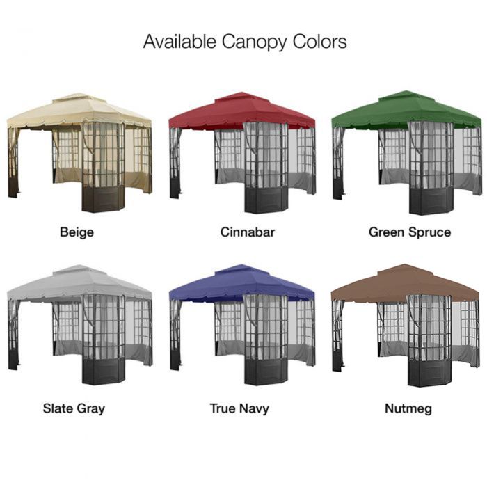 Sears Kmart Bay Window Gazebo Replacement Canopy - Velcro Sears Kmart Bay Window Gazebo Replacement Canopy - Velcro