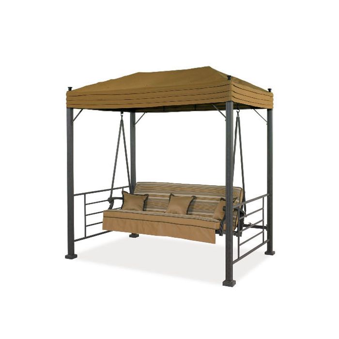 額縁 naocamp Sonoma Swing Replacement Canopy | Garden Winds