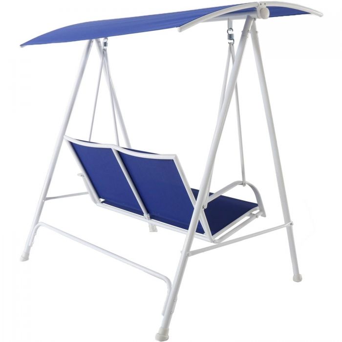 Replacement Canopy for 2017 Mainstays 2 Person Swing Blue Garden Winds