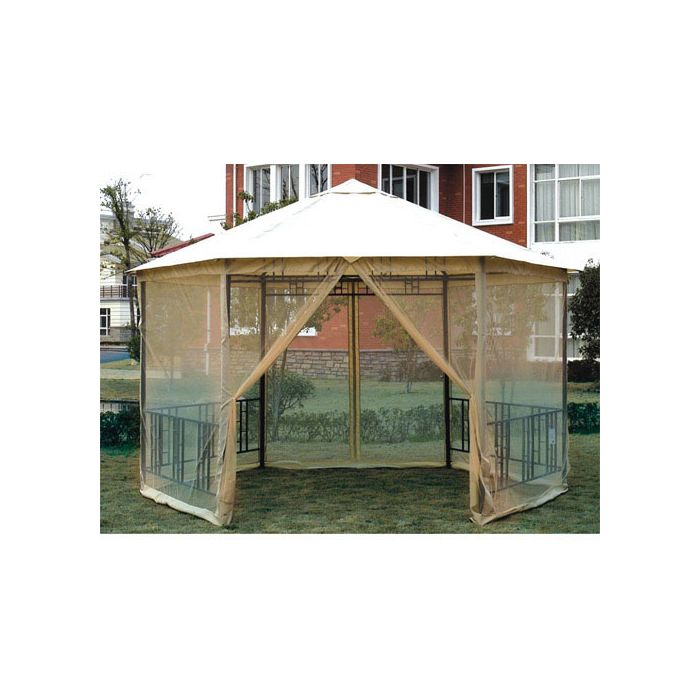 DC America 14 Ft Hexagon Gazebo Replacement Canopy GO31805