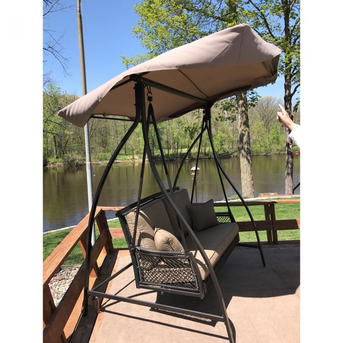 Menards porch swing top