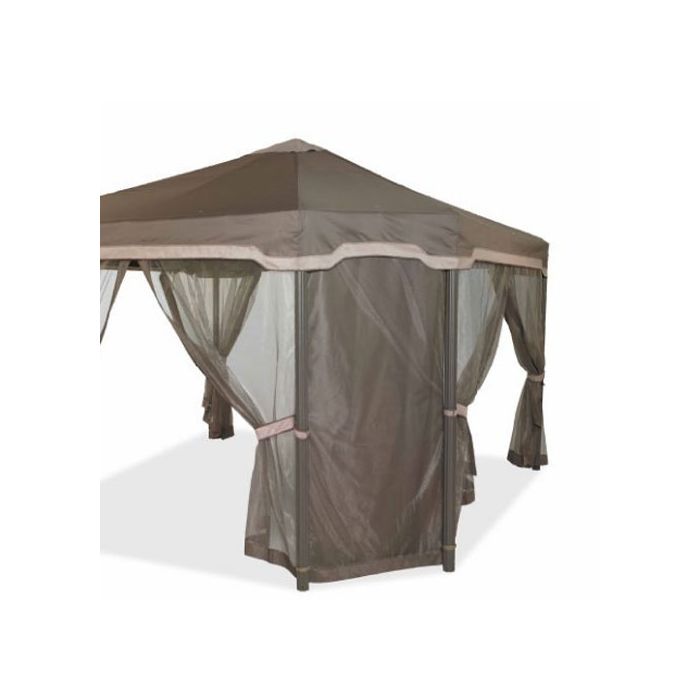 Fortunoff Pacific Casual 12' x 12' Cabin Style Gazebo