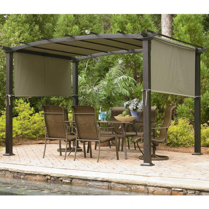 Sears Garden Oasis Curved Pergola Replacement Canopy - 350 | Garden Winds