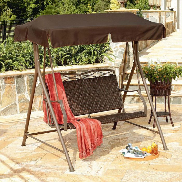 Replacement Canopy for Resin Wicker Swing Garden Winds