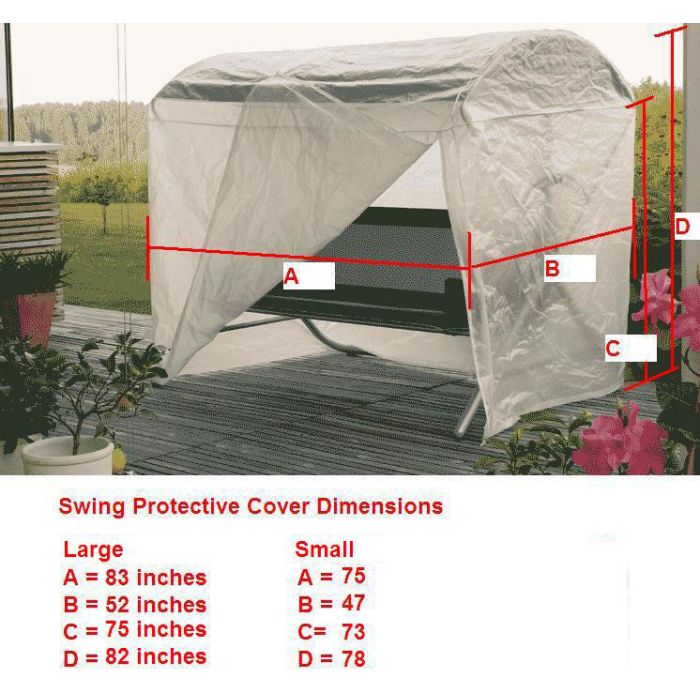 Canopy swing cover weather protection hot sale