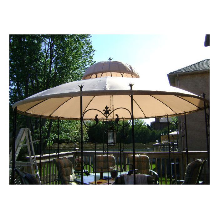 Target Garden Style Round Gazebo Replacement Canopy G
