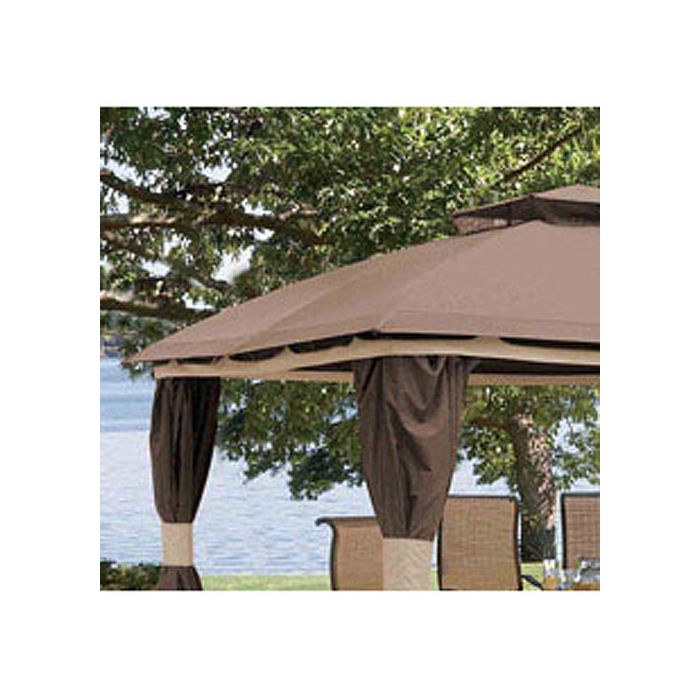 Benen Gazebo Replacement Canopy and Net RIPLOCK 350 Garden Winds