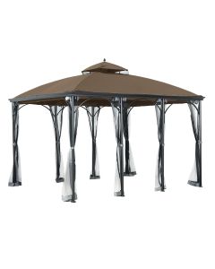 Replacement Canopy for Somerset Gazebo - RipLock 350 - Nutmeg