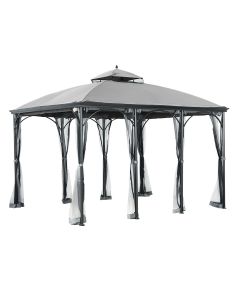 Replacement Canopy for Somerset Gazebo - RipLock 350 - Slate Gray