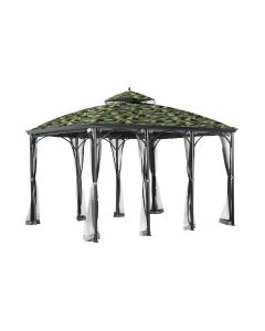 Replacement Canopy for Somerset Gazebo - 350 - Camo Green