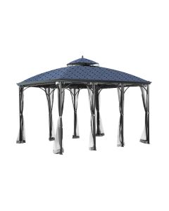 Replacement Canopy for Somerset Gazebo - 350 - Midnight Trellis