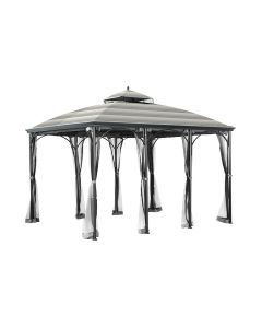 Replacement Canopy for Somerset Gazebo - 350 - Stripe Stone