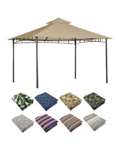 Roof Style House Gazebo Replacement Canopy - 350
