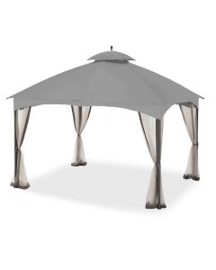 Replacement Canopy for Massillon Biscayne Gazebo - Slate Gray - Riplock 350
