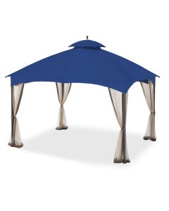 Replacement Canopy for Massillon Biscayne Gazebo - True Navy - Riplock 350