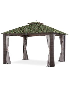 Replacement Canopy for Augusta Gazebo - 350 - Camo Green