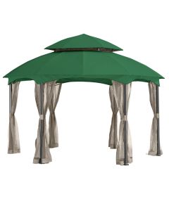 Replacement Canopy for Heritage Hex Gazebo - Riplock 350 - Green