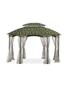 Replacement Canopy for Manhattan Gazebo - 350 - Camo Green