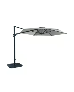 Replacement Canopy for Style Selections 9ft Offset Umbrella - RipLock 350 - Slate Gray
