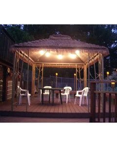Replacement Canopy for Garden Treasures Tiki Hut Gaz - 350