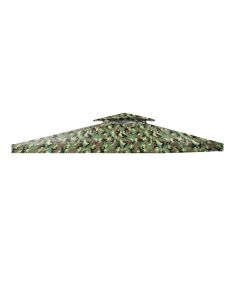 10 X 10 Universal Replacement Canopy 2-Tiered - 350 - Camo Green