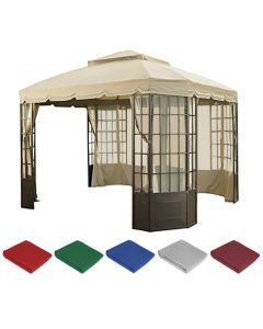 Replacement Canopy for Bay Window Sears Gazebo - Riplock 350