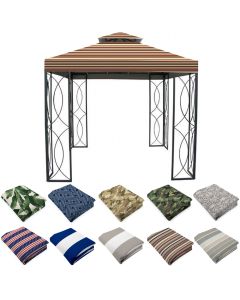 Replacement Canopy for GT 8 x 8 Gazebo - 350 - Stripe Canyon