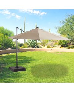 Replacement Canopy for Single Tier 11 Ft Round Solar Umbrella