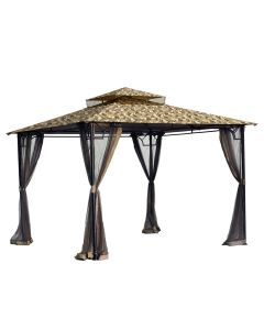 Bamboo Look Gazebo Replacement Canopy - 350 - Camo Sand