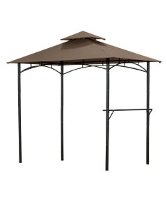 Bamboo Look BBQ Replacement Canopy - RipLock 350 - Nutmeg