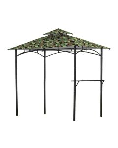 Bamboo Look BBQ Replacement Canopy - 350 - Camo Green