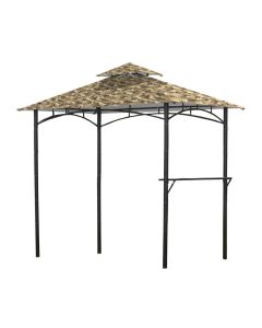 Bamboo Look BBQ Replacement Canopy - 350 - Camo Sand