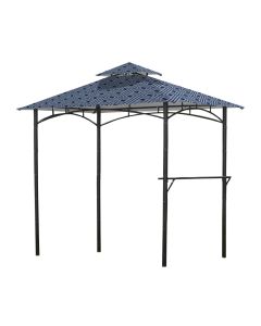 Bamboo Look BBQ Replacement Canopy - 350 - Midnight Trellis