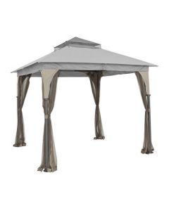 Outdoor Patio 8x8 Replacement Canopy - RipLock 350 Slate Gray