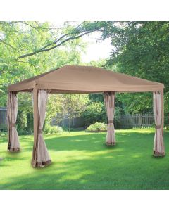 Replacement Canopy and Net for ABBA Patio 10x13 Gazebo - Riplock