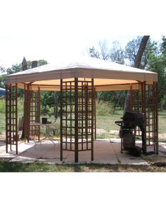 Replacement Canopy for Wood Hexagon Gazebo