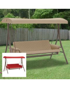 Replacement Canopy for Garden Treasures Red Porch Swing