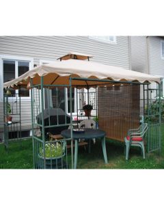 Replacement Canopy for GZ-046P-18-SHELF-EI-NT-1-SP Axxonn Leaf Gazebo 