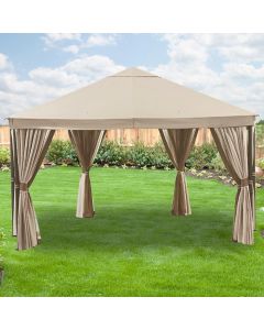 Replacement Canopy and Net for 15ft Bay Point Gazebo - RipLock