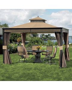 Living Home 10 x 12 Gazebo Replacement Canopy - 350